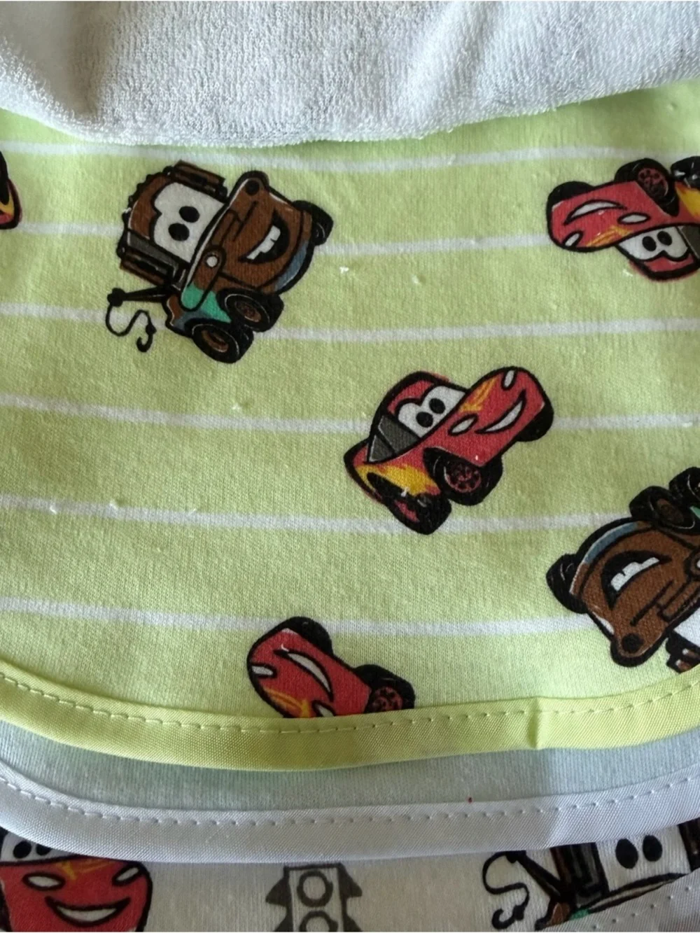 Disney Baby Pixar Cars Bib Set Lightning McQueen Mater Baby Bibs Gift NEW